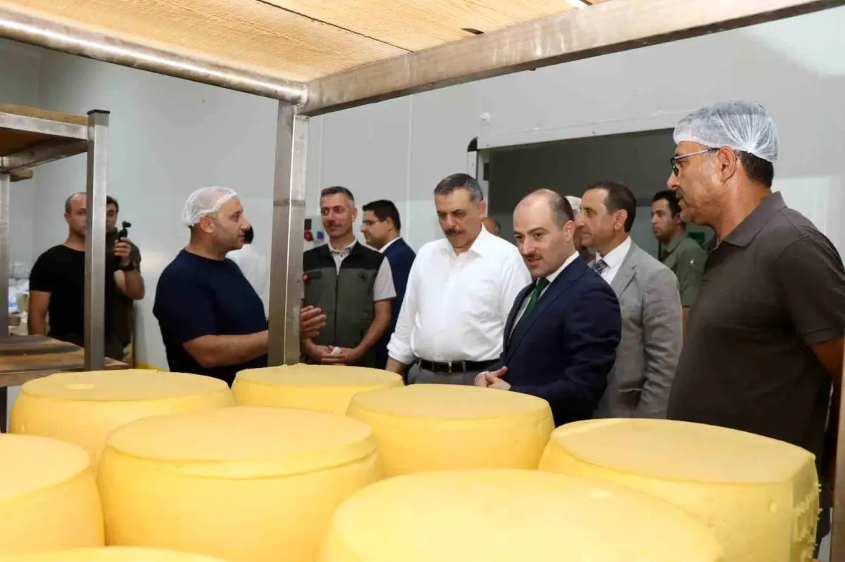 vali ciftci oltudaki sut urunleri fabrikasini ziyaret etti zxDdJydH