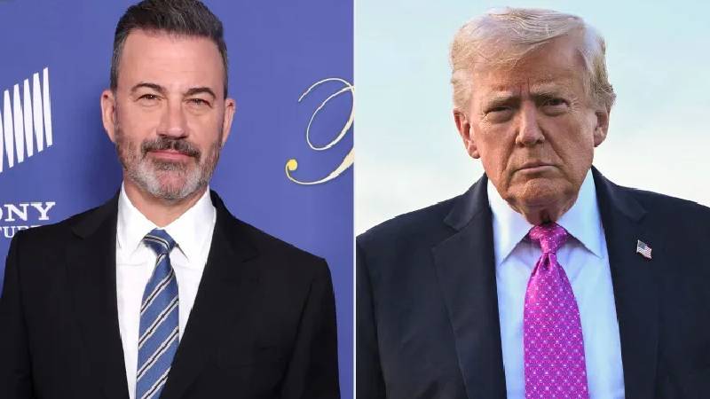 abd baskani trumptan jimmy kimmelin tv sovunun geri donusune tepki tam bir kaybedenler surusu kimmel kotu reytinglerinde curusun JUEssFbC