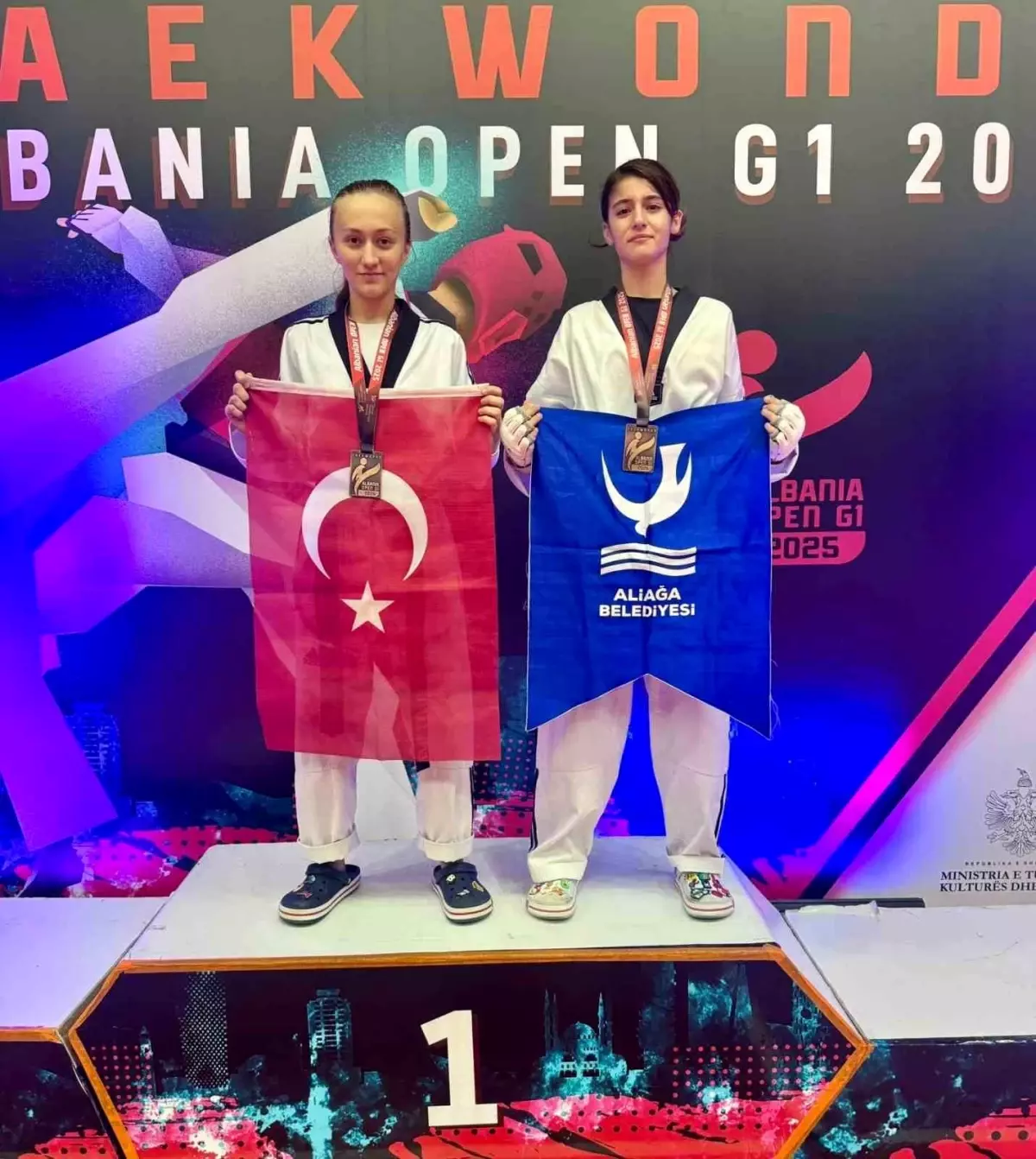 tiran open g1 taekwondo turnuvasinda aliaganin basarisi dIR72zTW