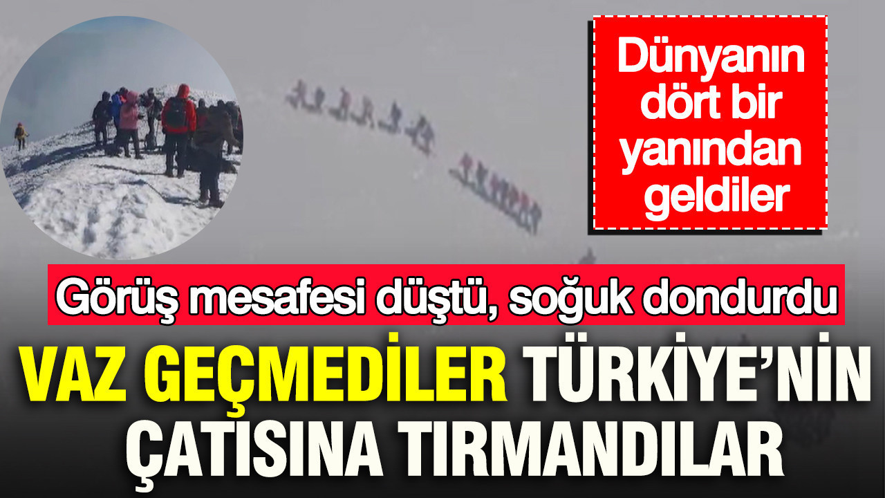 Gorus mesafesi dustu soguk dondurdu agri daginda eksi 10 derecede zirve dehseti IFVX6Vev